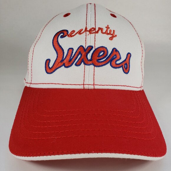 Philadelphia 76ers Basketball Cap Hat Strapback Adjustable Retro City Edition - Picture 9 of 9